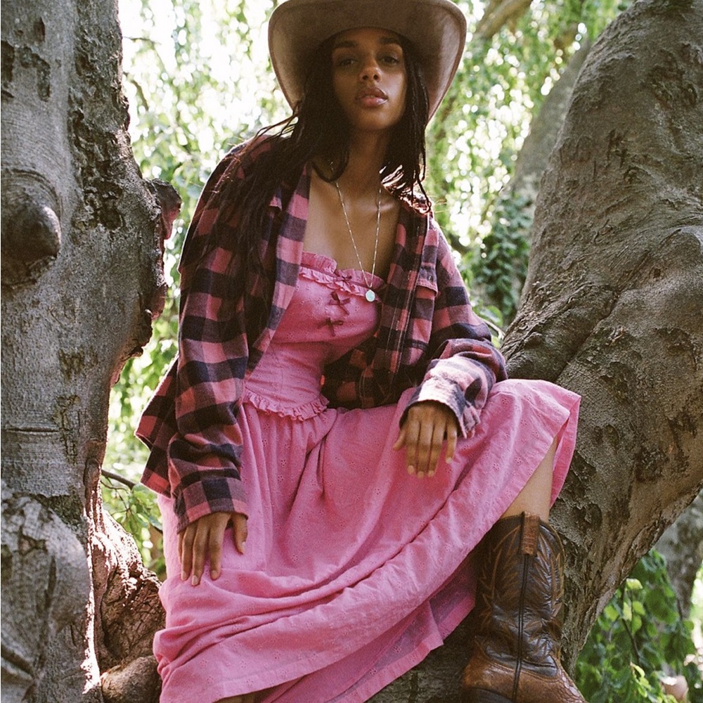 Pink Dress urban outfitters